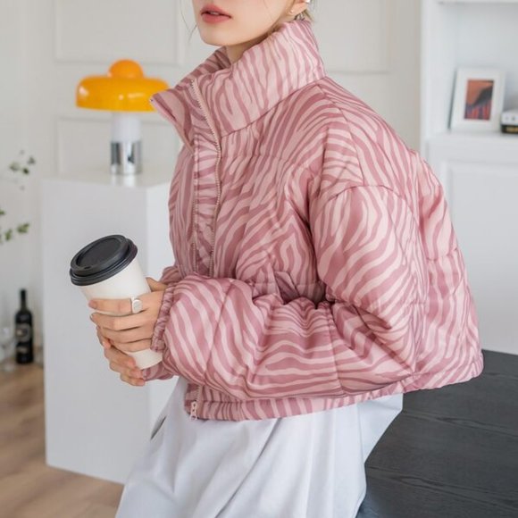 ZEBRA PUFFER JACKET - Picture 3 of 6